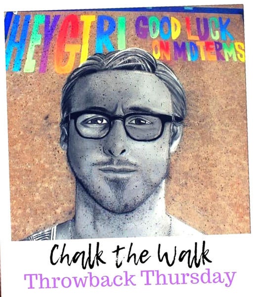 Chalk the Walk - Good Luck On Midterms