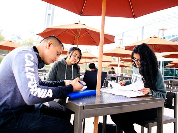 The HUB offers many locations to study.