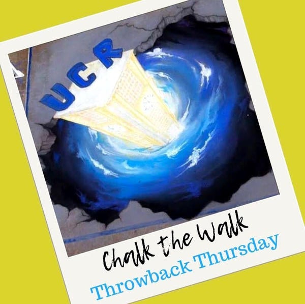 Chalk the Walk - UCR Bell Tower